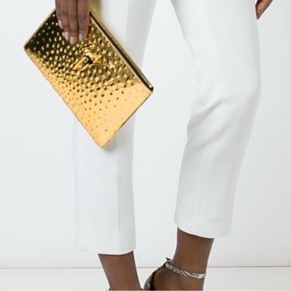 Giuseppe Zanotti Gold Clutch Final Sale Price is Firm - Picture 1 of 5